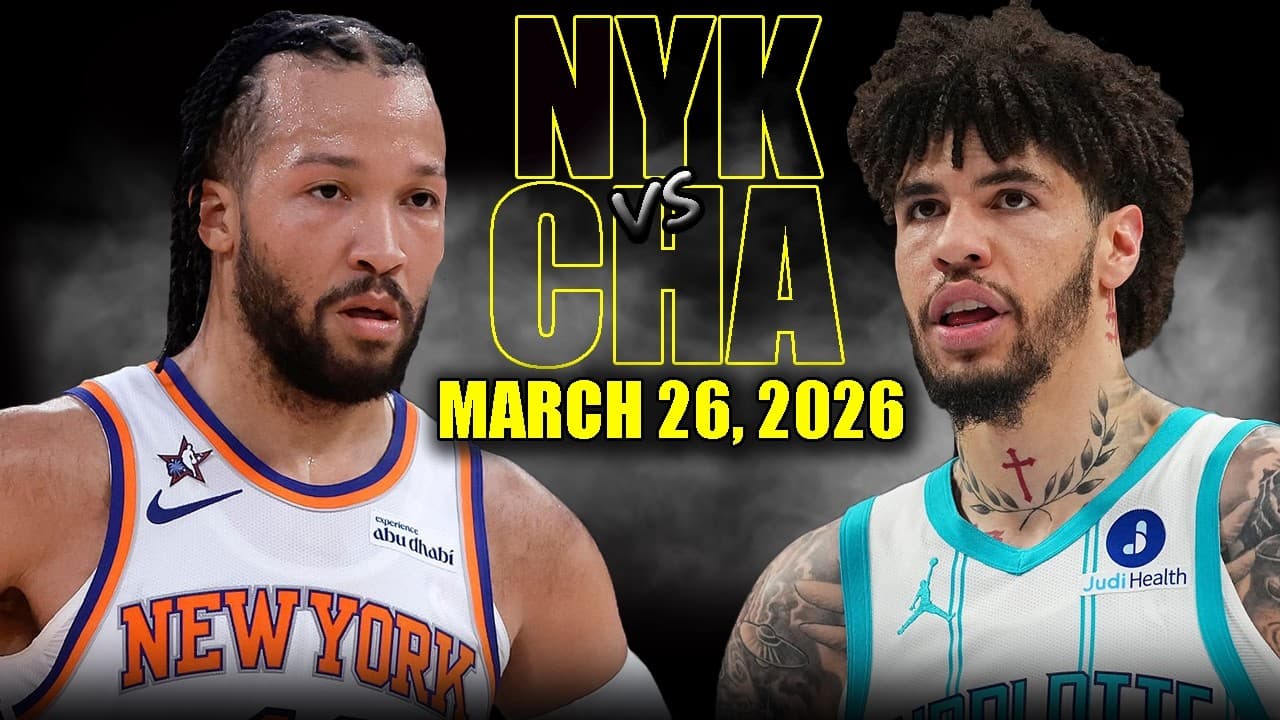 NBA 샬럿 호네츠 114-103 뉴욕 닉스 하이라이트