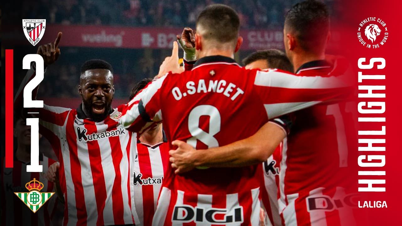 아틀레틱 빌바오 2-1 레알 베티스 하이라이트