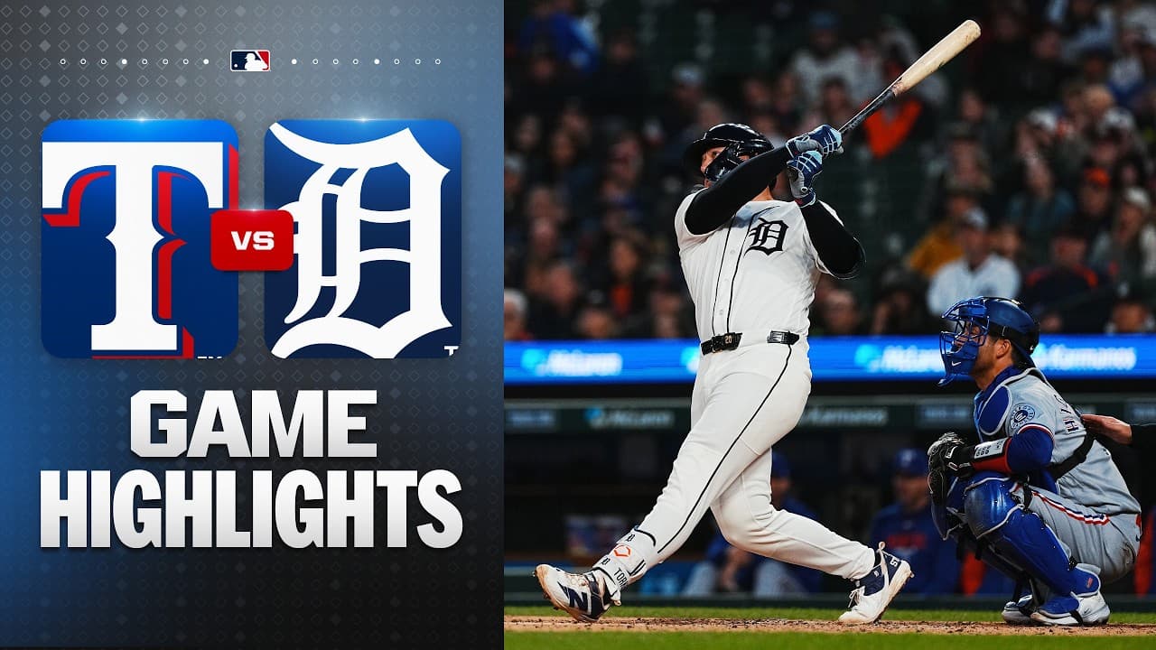MLB 텍사스 1-7 디트로이트 하이라이트