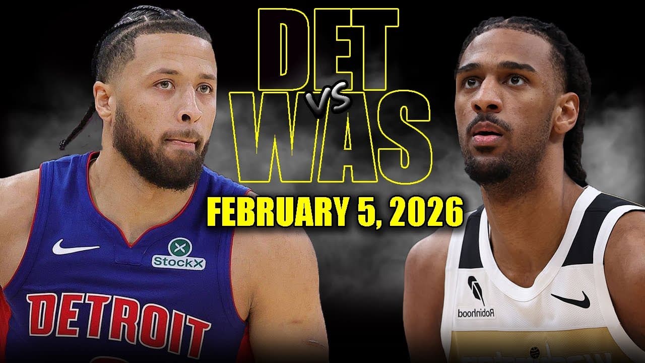 디트로이트 피스톤즈 117 VS 126 워싱턴 위저즈