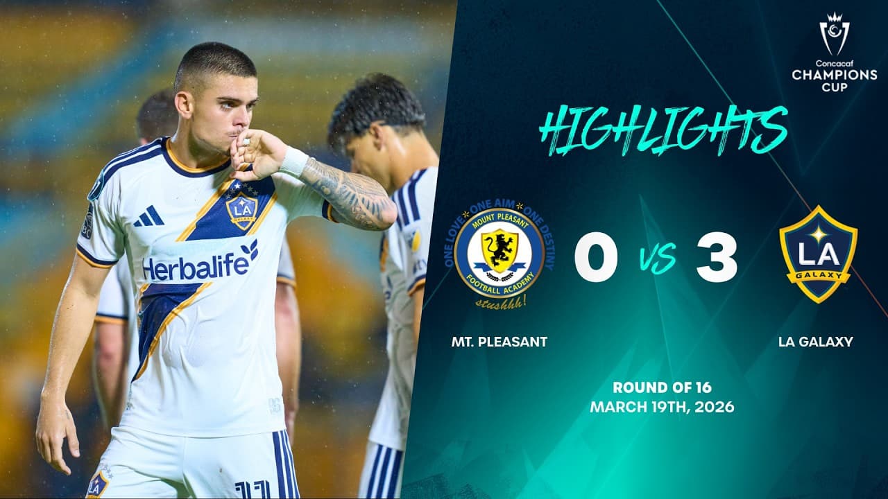 Mount Pleasant 0-3 LA 갤럭시 하이라이트