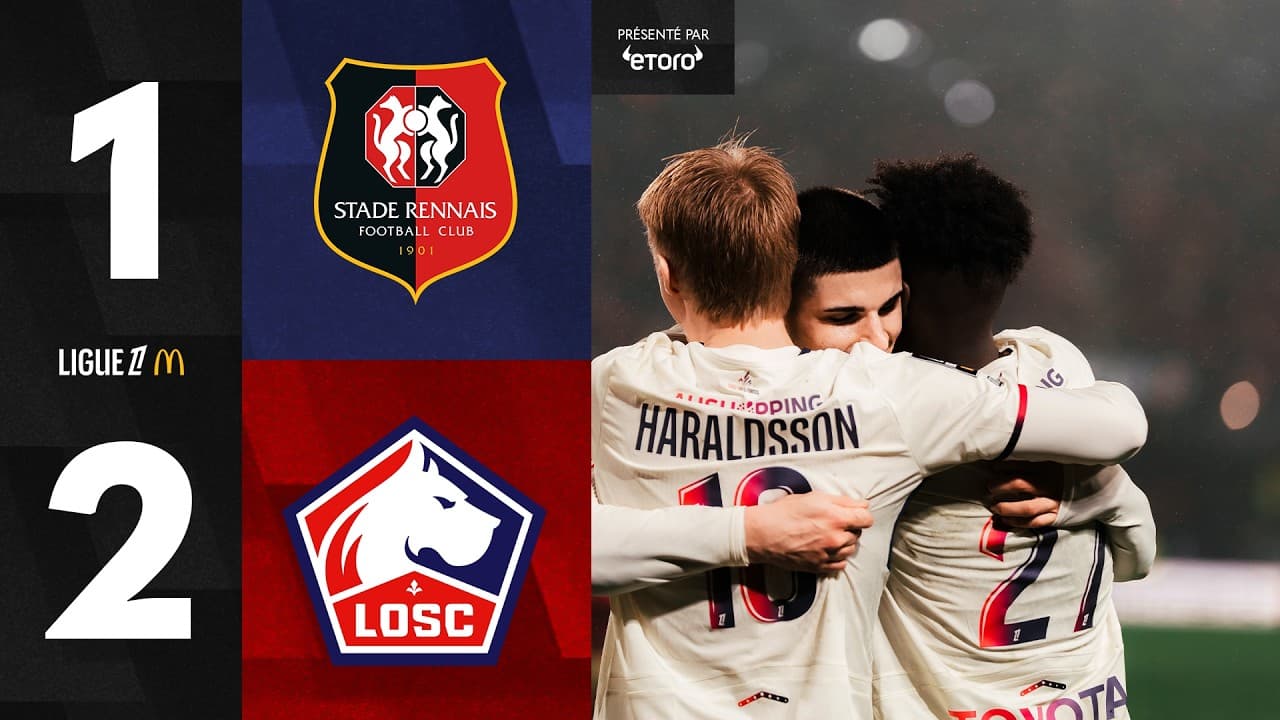 스타드 렌 FC 1-2 릴 OSC 하이라이트