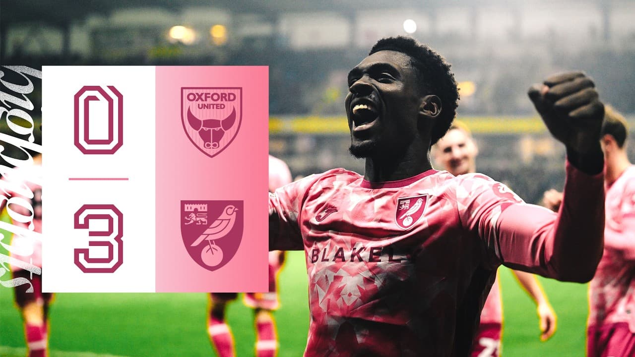 옥스퍼드 유나이티드 FC 0 VS 3 노리치 시티 FC