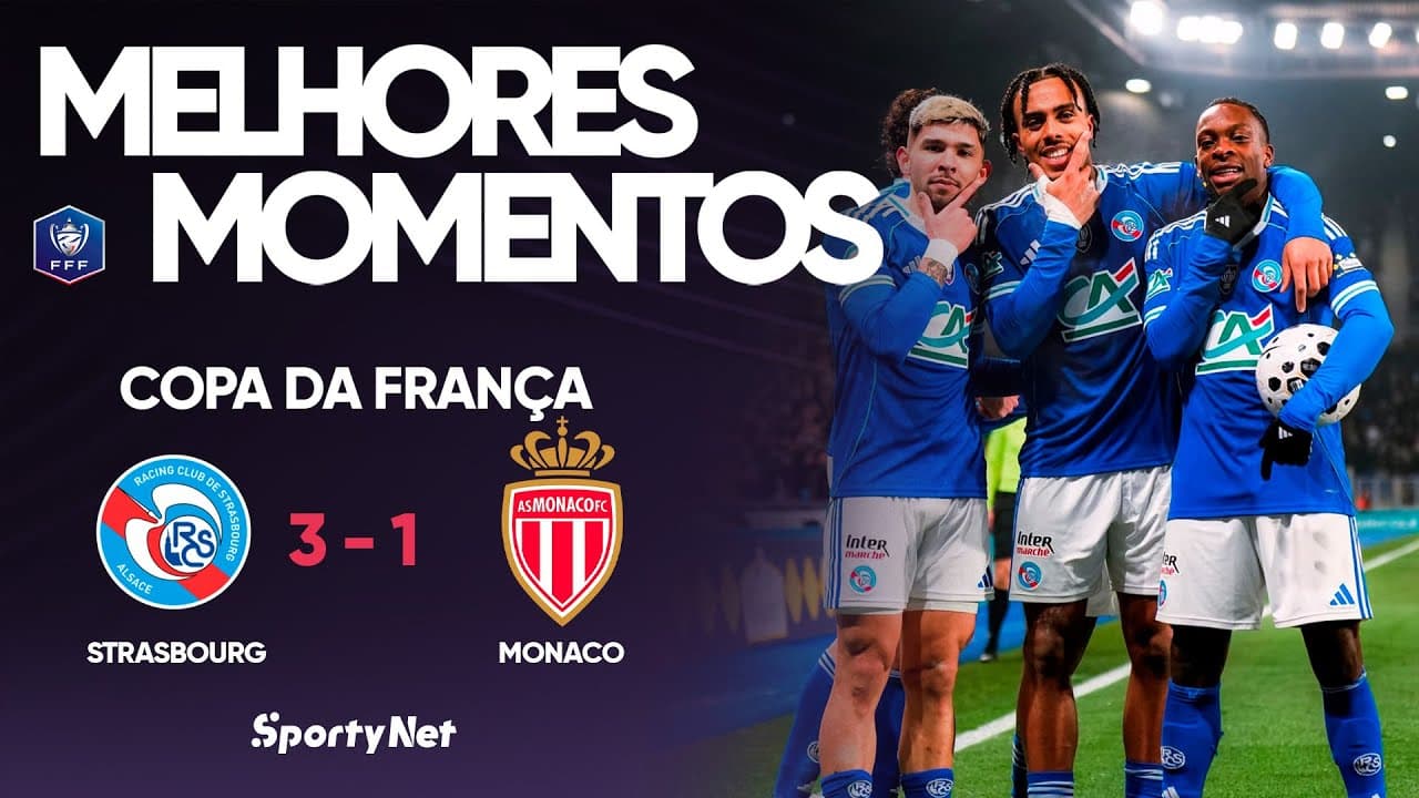 RC 스트라스부르 3 VS 1 AS 모나코 FC