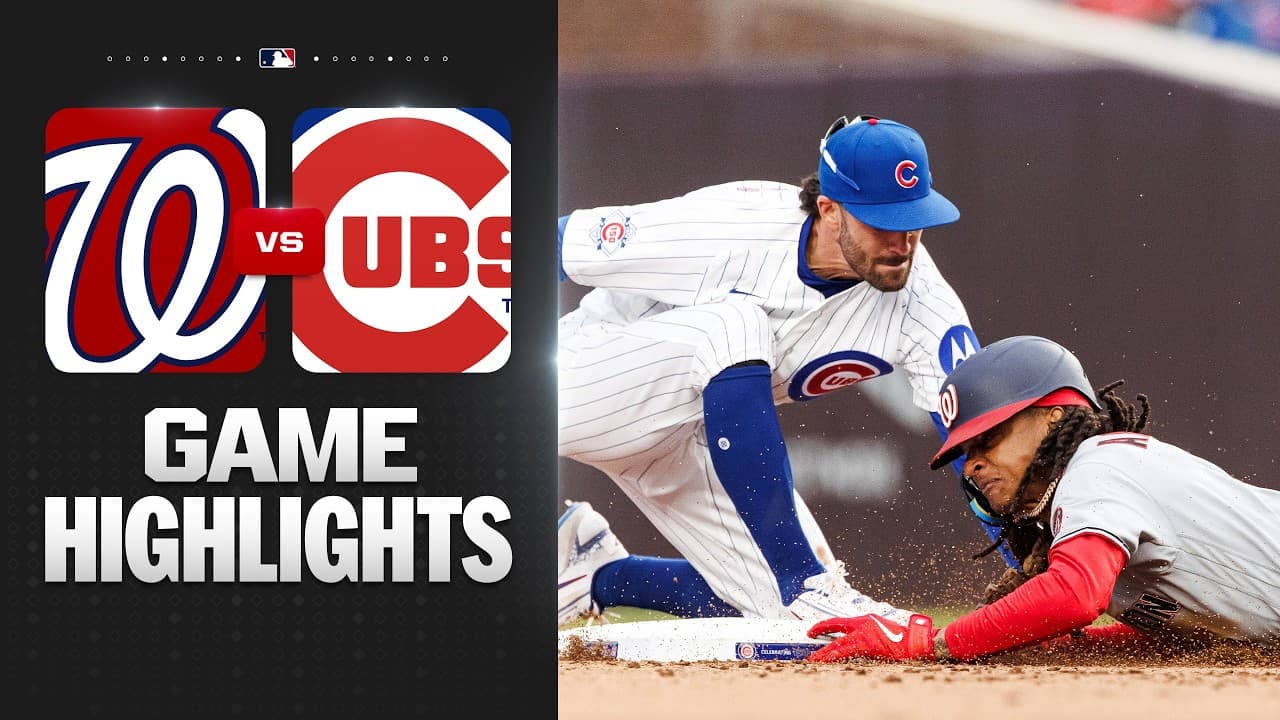 MLB 시카고컵스 4-10 워싱턴 하이라이트