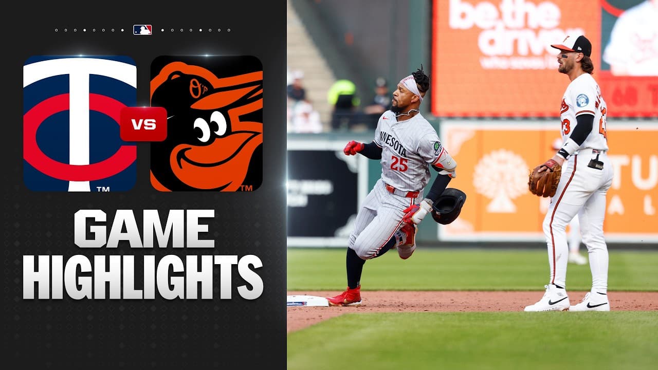 MLB 볼티모어 2-1 미네소타 하이라이트