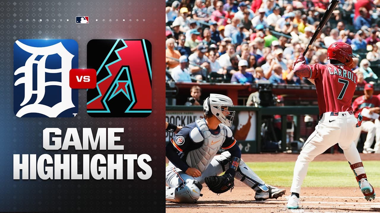 MLB 애리조나 1-0 디트로이트 하이라이트