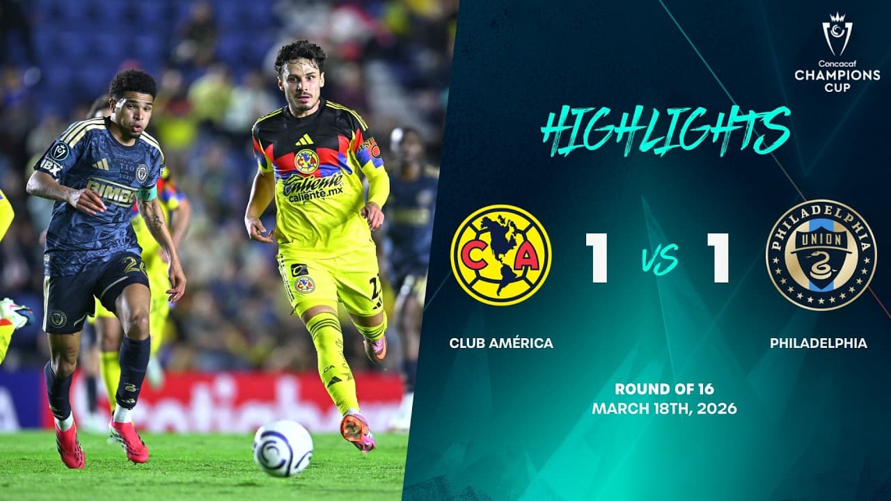 클루브 아메리카 1-1 필라델피아 유니언 하이라이트