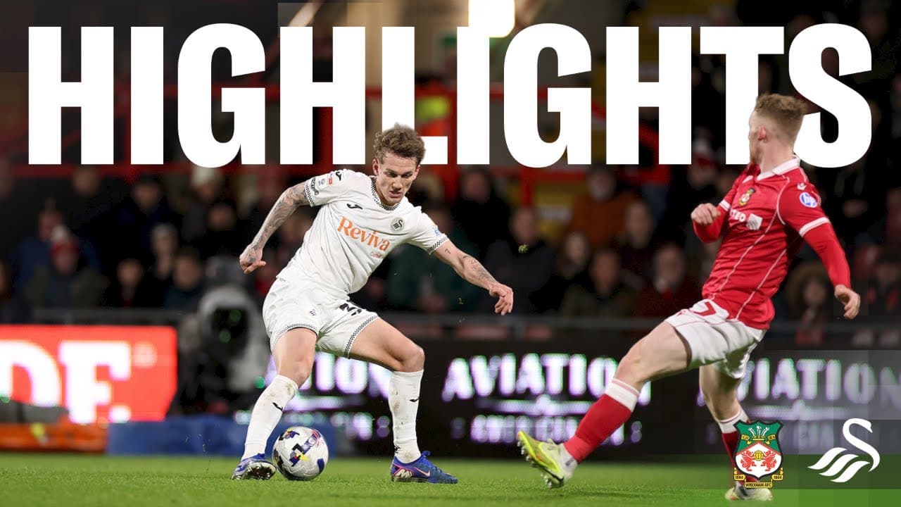 렉섬 AFC 2-0 스완지 시티 AFC 하이라이트