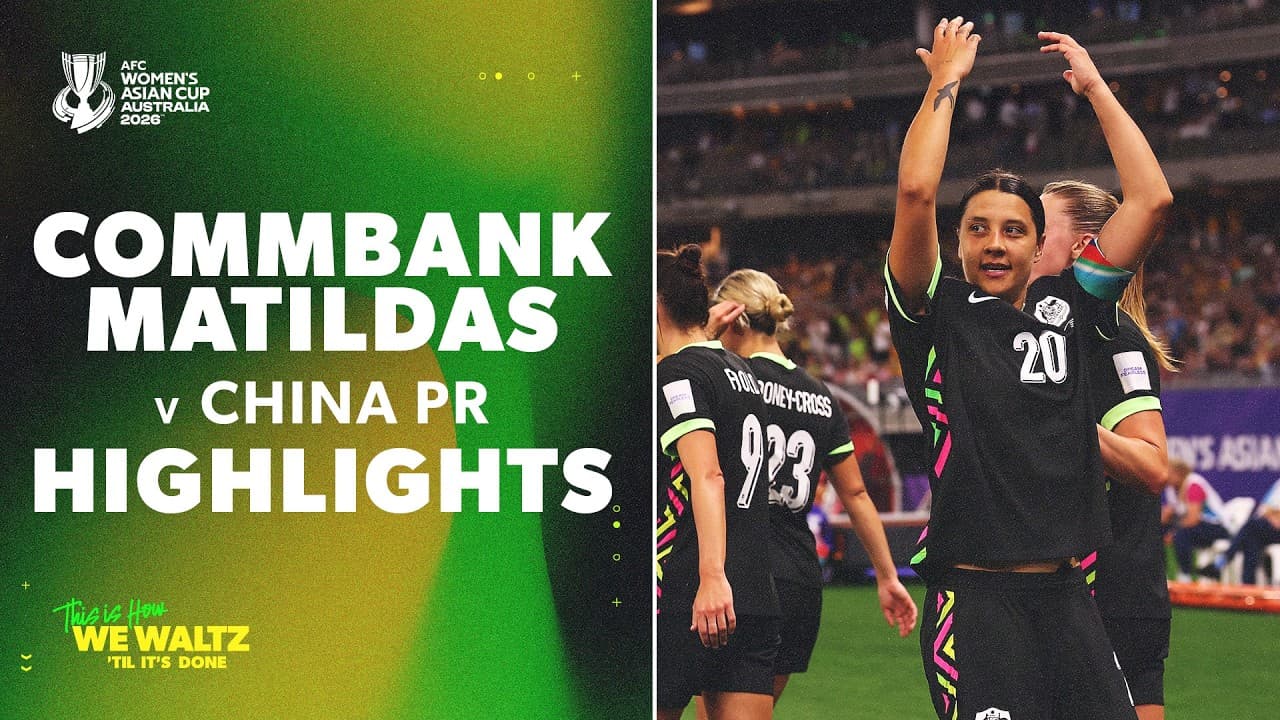 중국 (W) 1-2 호주 (W) 하이라이트
