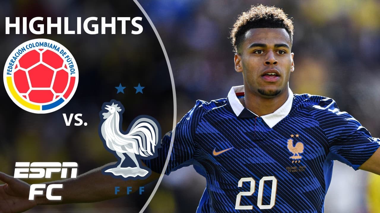 콜롬비아 1-3 프랑스 하이라이트