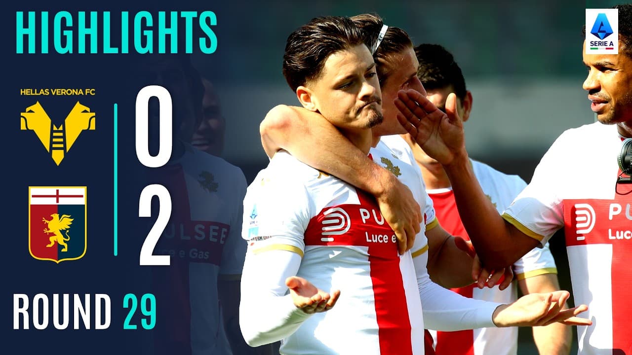 엘라스 베로나 FC 0-2 제노아 CFC 하이라이트