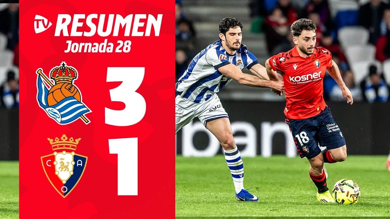 레알 소시에다드 3-1 CA 오사수나 하이라이트
