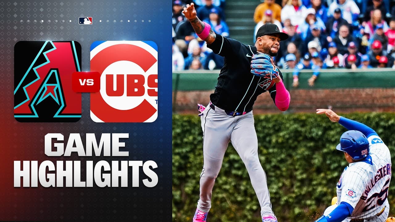 MLB 애리조나 4-8 시카고 컵스 하이라이트