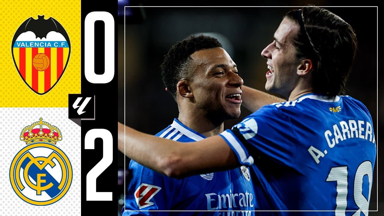 발렌시아 0 VS 2 레알 마드리드 CF