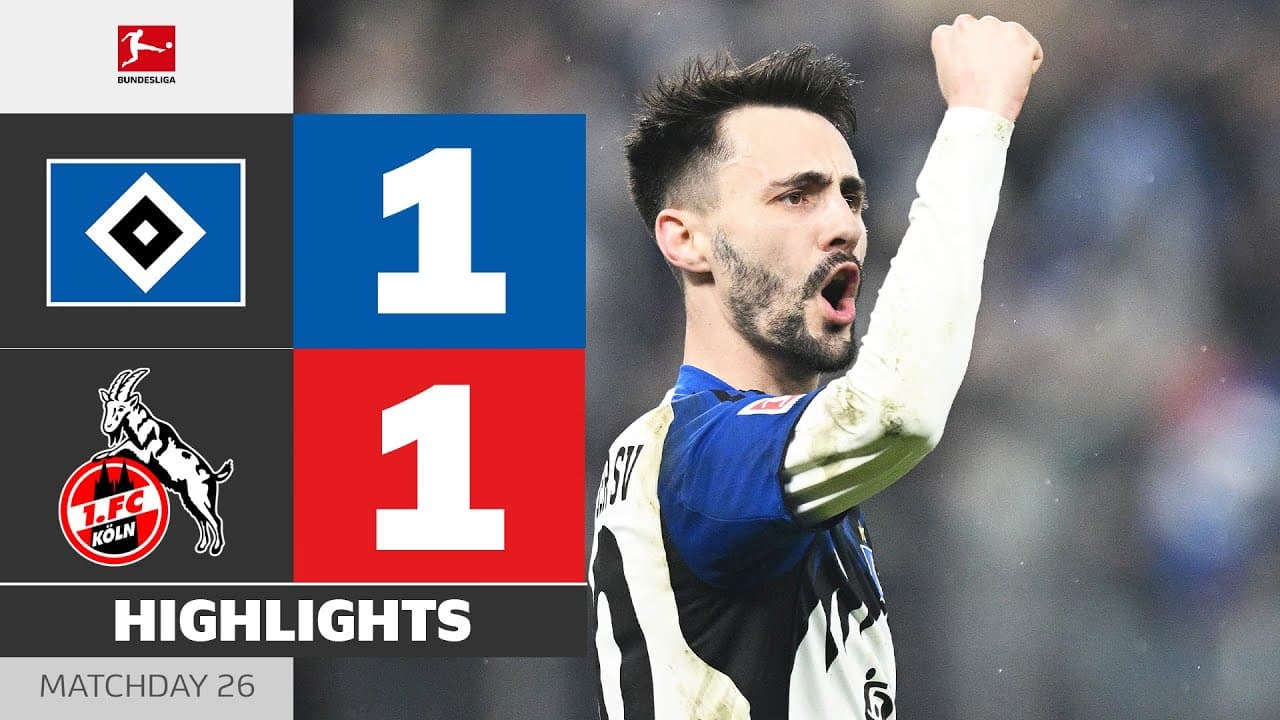 함부르크 SV 1-1 FC 쾰른 하이라이트