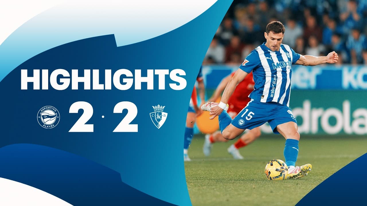 알라베스 2-2 CA 오사수나 하이라이트