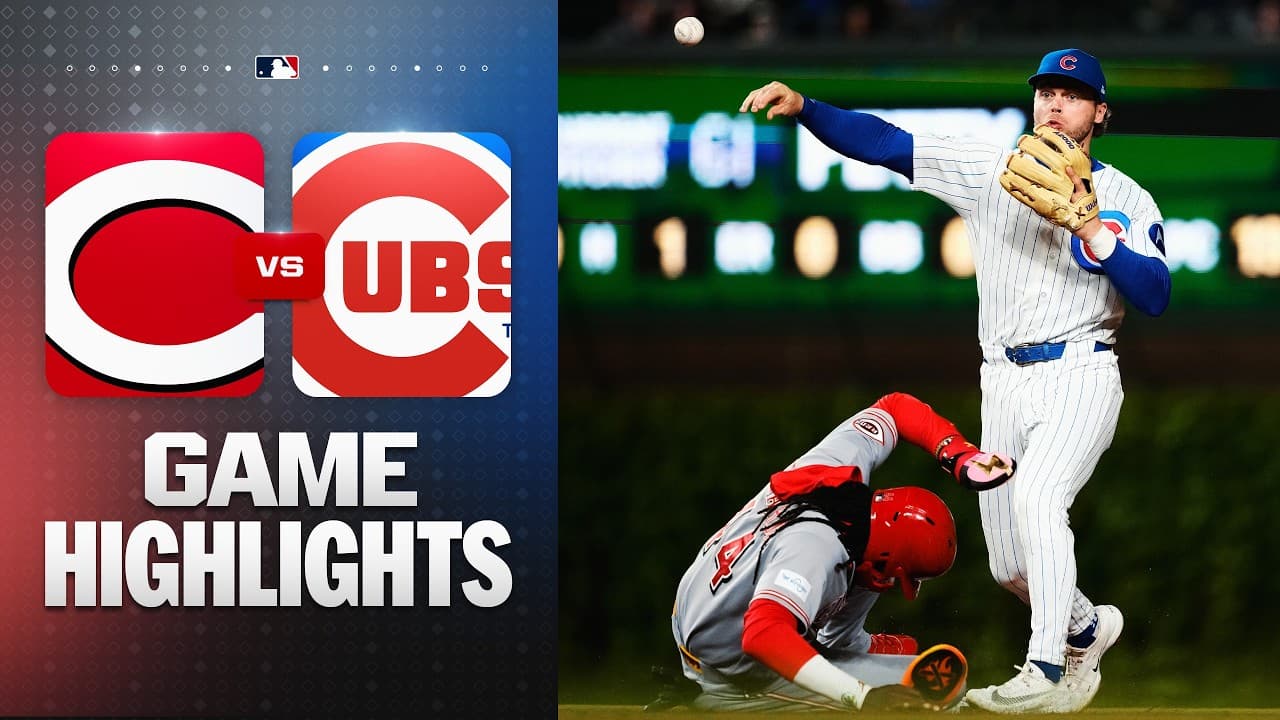 MLB 신시내티 4-5 시카고 컵스 하이라이트