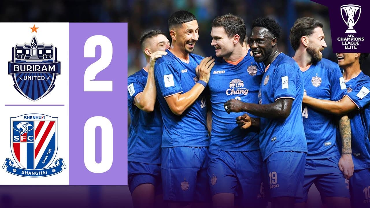 부리람 유나이티드 FC 2 VS 0 상하이 선화